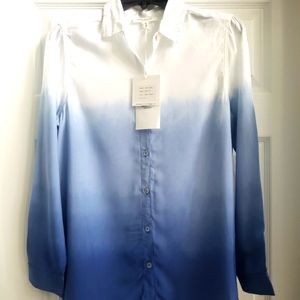 Nwt Beach lunch lounge ombre shirt